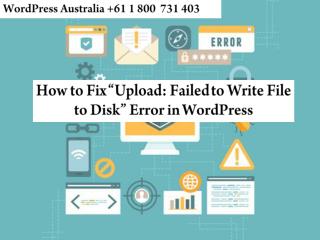 How to Fix â€œUpload: Failed to Write File to Diskâ€ Error in WordPress