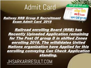 Admit Card