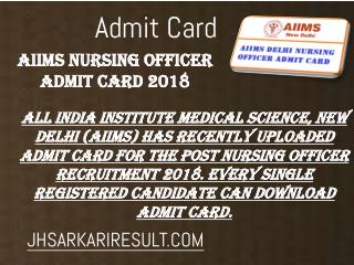 Admit Card