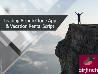 Leading Airbnb Clone App & Vacation Rental Script