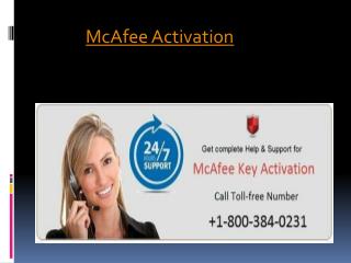 Activate Mcafee Antivirus - www.mcafee.com/activate