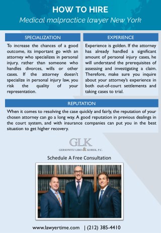 How To Hire NYC Medical Malpractice Lawyers?