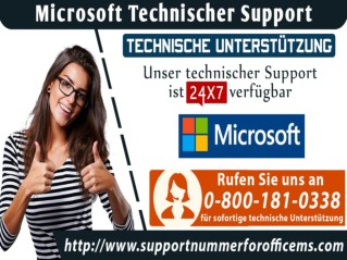 Warum benÃ¶tigen Sie Microsoft Technical Support 49-800-181-0338?
