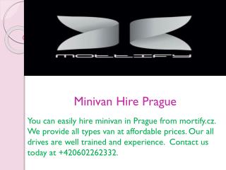 Minivan Hire Prague