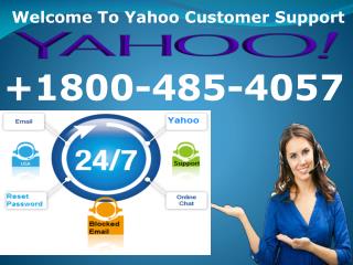 Yahoo Phone 1800-485-4057 Yahoo Email Reset Password Support