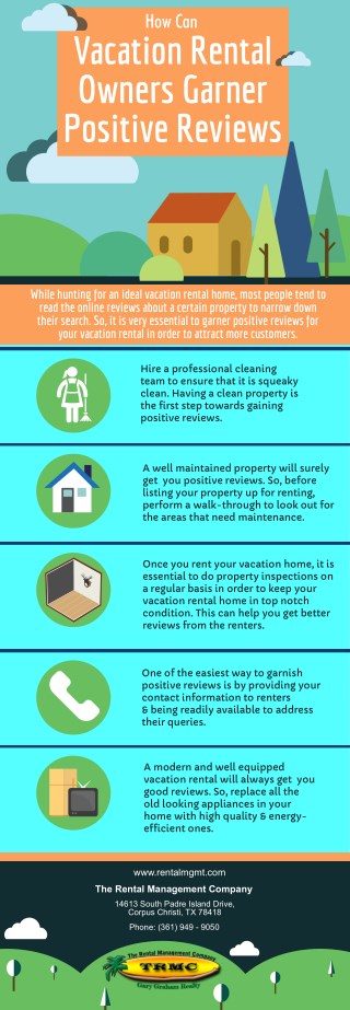 How Can Vacation Rental Owners Garner Positive Reviews