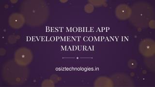 Best Mobile App Development Company in Madurai