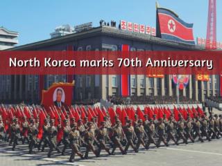 North Korea marks 70th anniversary