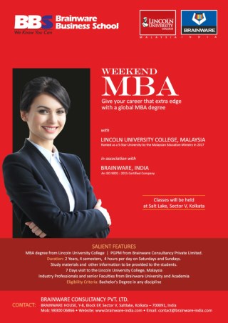 Weekend MBA in Kolkata: Admissions Open in Weekend MBA Program 2018-19