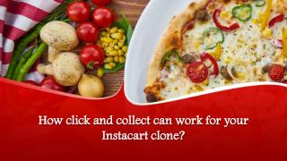 How click and collect can work for your Instacart clone?