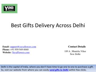 Best Gifts Delivery Across Delhi