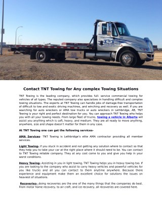 TNT Towing