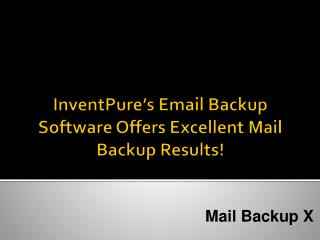 Backup Email Tool