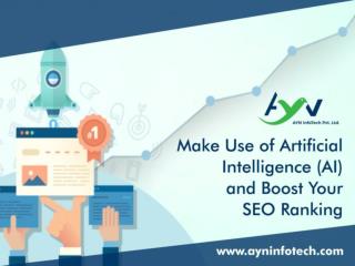 Uploading Make Use of Artificial Intelligence (AI) and Boost Your SEO Ranking