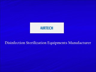 Disinfection Sterilization Services