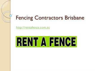 Fencing Contractors Brisbane