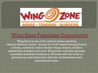 Wing Zone franchise Opportunity