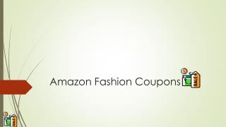 Amazon Fashion Coupons