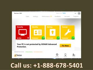 Call 1-888-678-5401 Fix Norton antivirus sonar problem