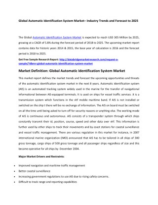 Automatic Identification System Market Production, Price, Revenue, Market Share and Forecast to 2024