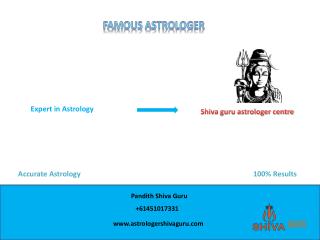 Shiva Guru Astrologer - Childless Couple