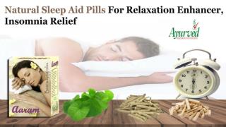 Natural Sleep Aid Pills for Relaxation Enhancer, Insomnia Relief