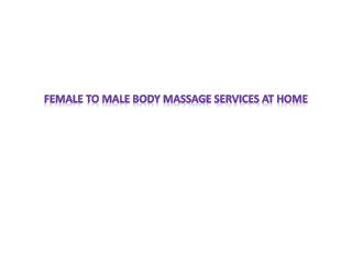 female body massage centers in hyderabad | Female to male massage in hyderabad | Gosaluni
