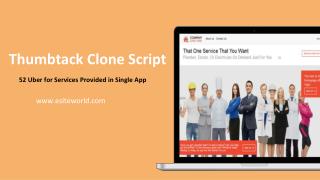 Thumbtack Clone Script