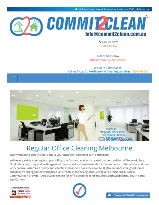 Office cleaning carlton