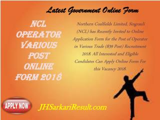 Latest government online form