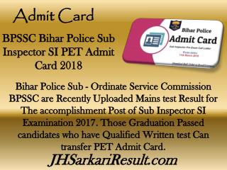 Admit card