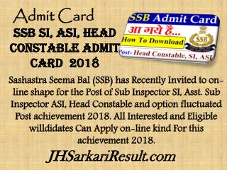 Admit card `