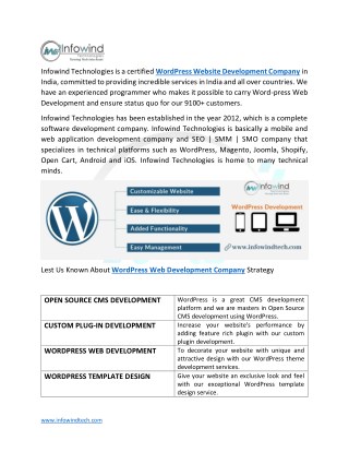 WordPress web development company