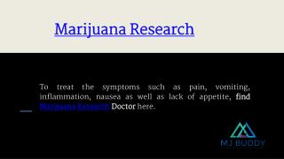 Recent Marijuana Research | MJ Buddy