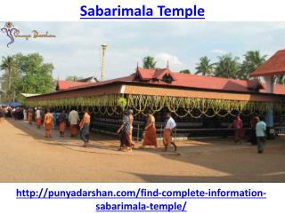 How to visit the darshan of Sabarimala Temple