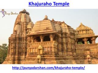 Visit Khajuraho Temple UNESCO world heritage in India
