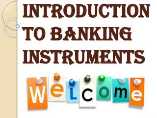 Meaning of Banking Instrument
