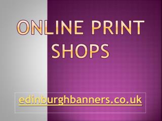 Online Print Shop - edinburghbanners.co.uk