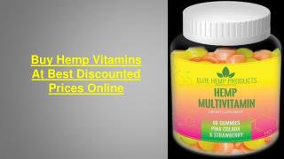 Buy Hemp Vitamins At Best Discounted Prices Online