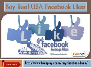 Buy Real USA Facebook Likes