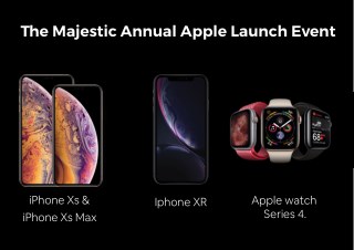 The Most Awaited Unveil by Apple: Flagship iPhones and Apple Watch Series 4