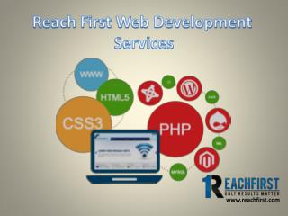 Reach first website development services