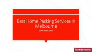 home removals Melbourne