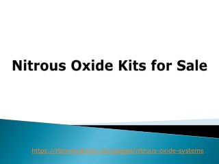 Nitrous Oxide Kits For Sale