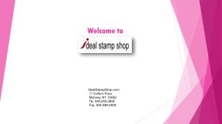 Self-Inking Address Stamps