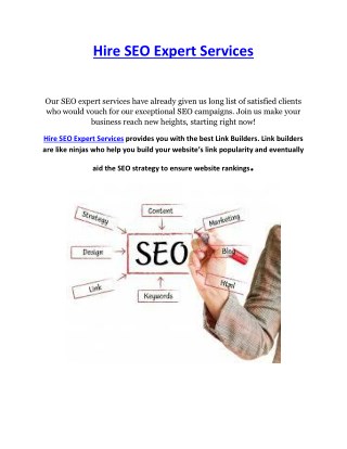 Hire SEO Expert Services