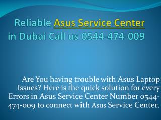 Reliable Asus Service Center in Dubai