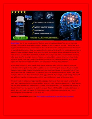 Reviva Brain - Boost Your Brain Power