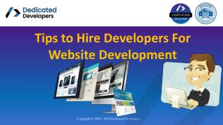 Points to consider before hire dedicated developers for your website development