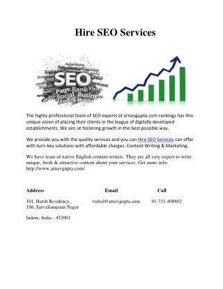 Hire SEO Services